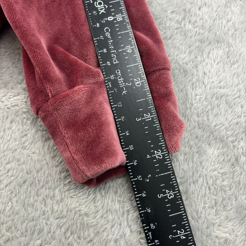 Summersalt Velour Hoodie Womens S Pink Plush Cozy Loungewear Athleisure Comfy - Picture 13 of 14